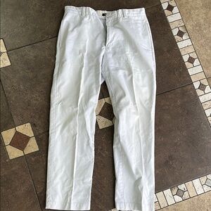 J. Crew White Chinos